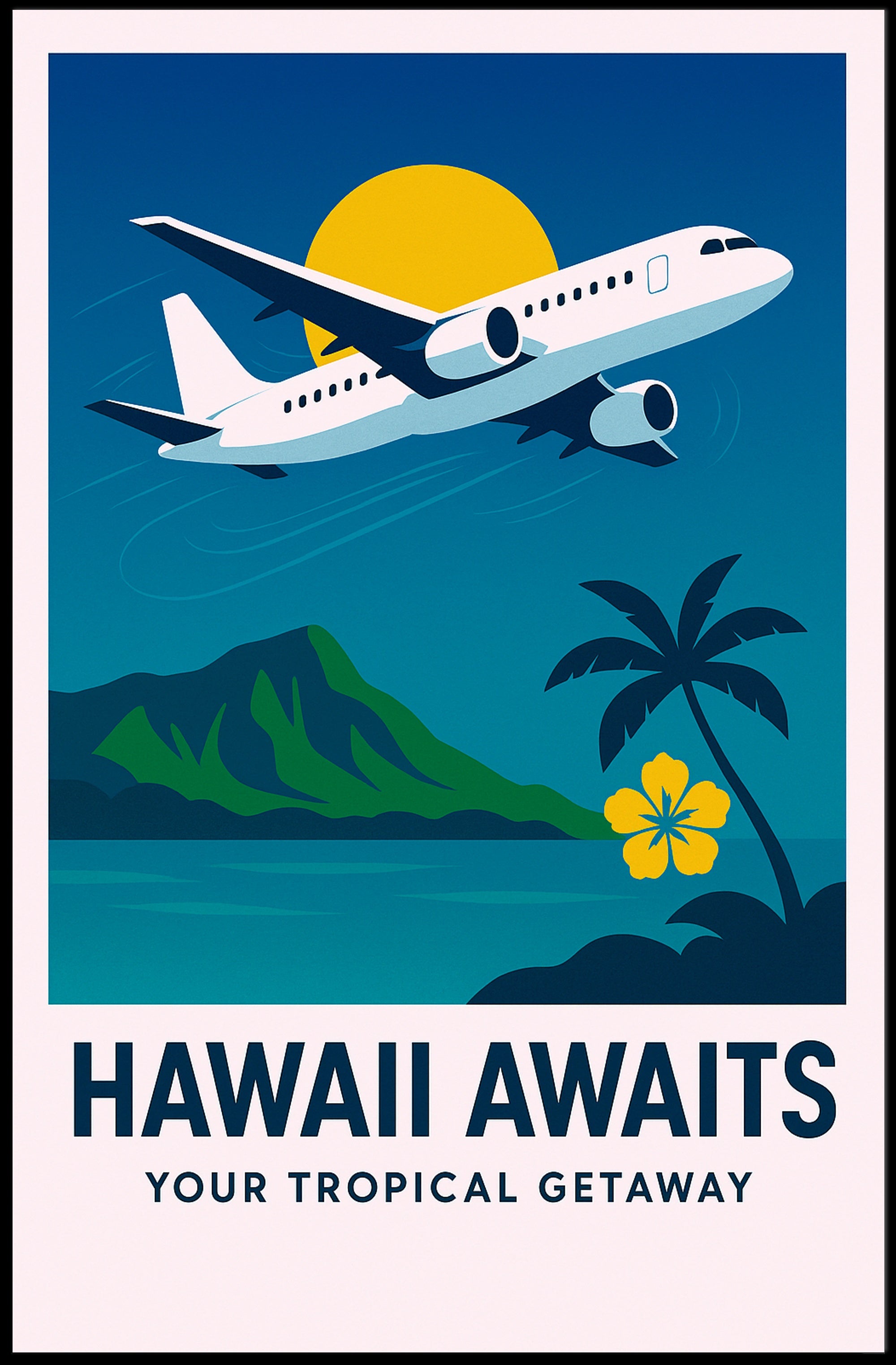 Hawaii Awaits Poster PosterGoat