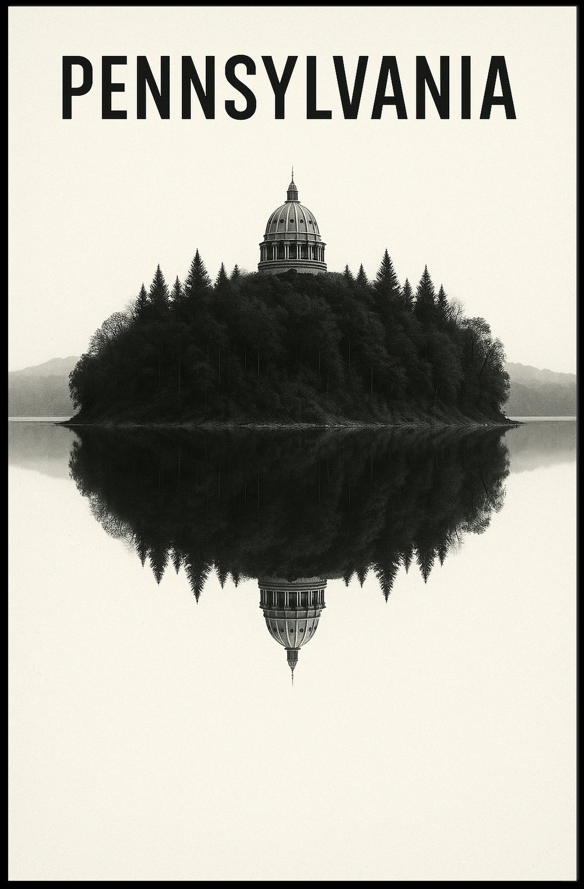 Pennsylvania Reflection Poster
