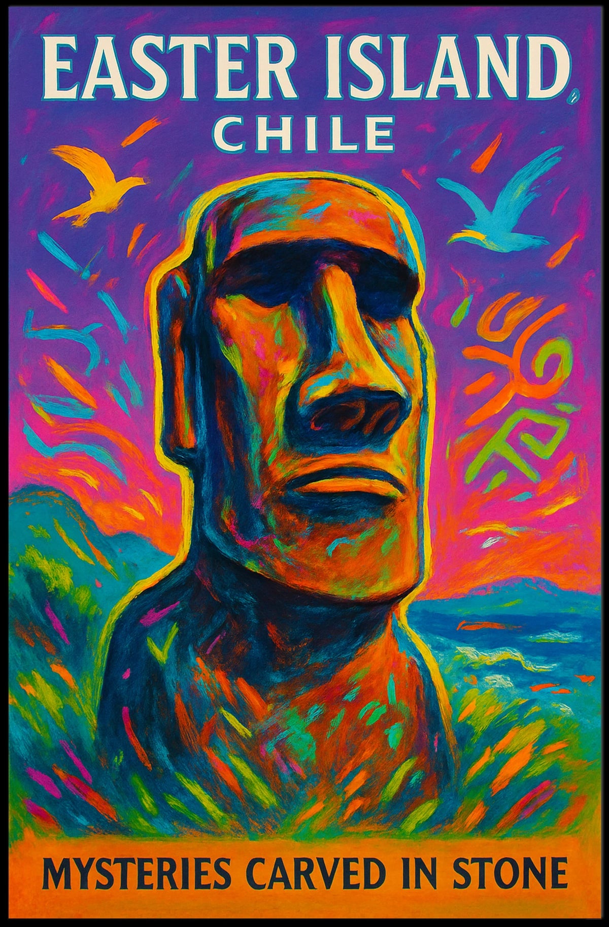 Easter Island Mysteries Poster