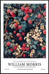 William Morris Cotton Prints Exhibition Poster
