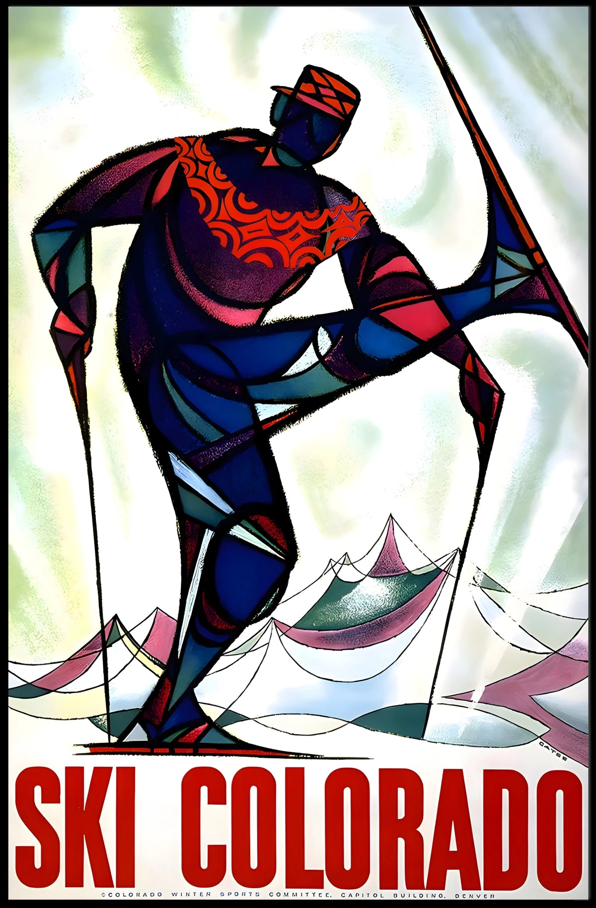 Ski Colorado Poster