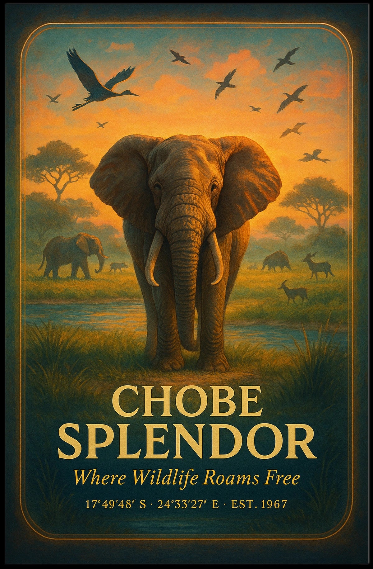 Chobe Splendor Poster