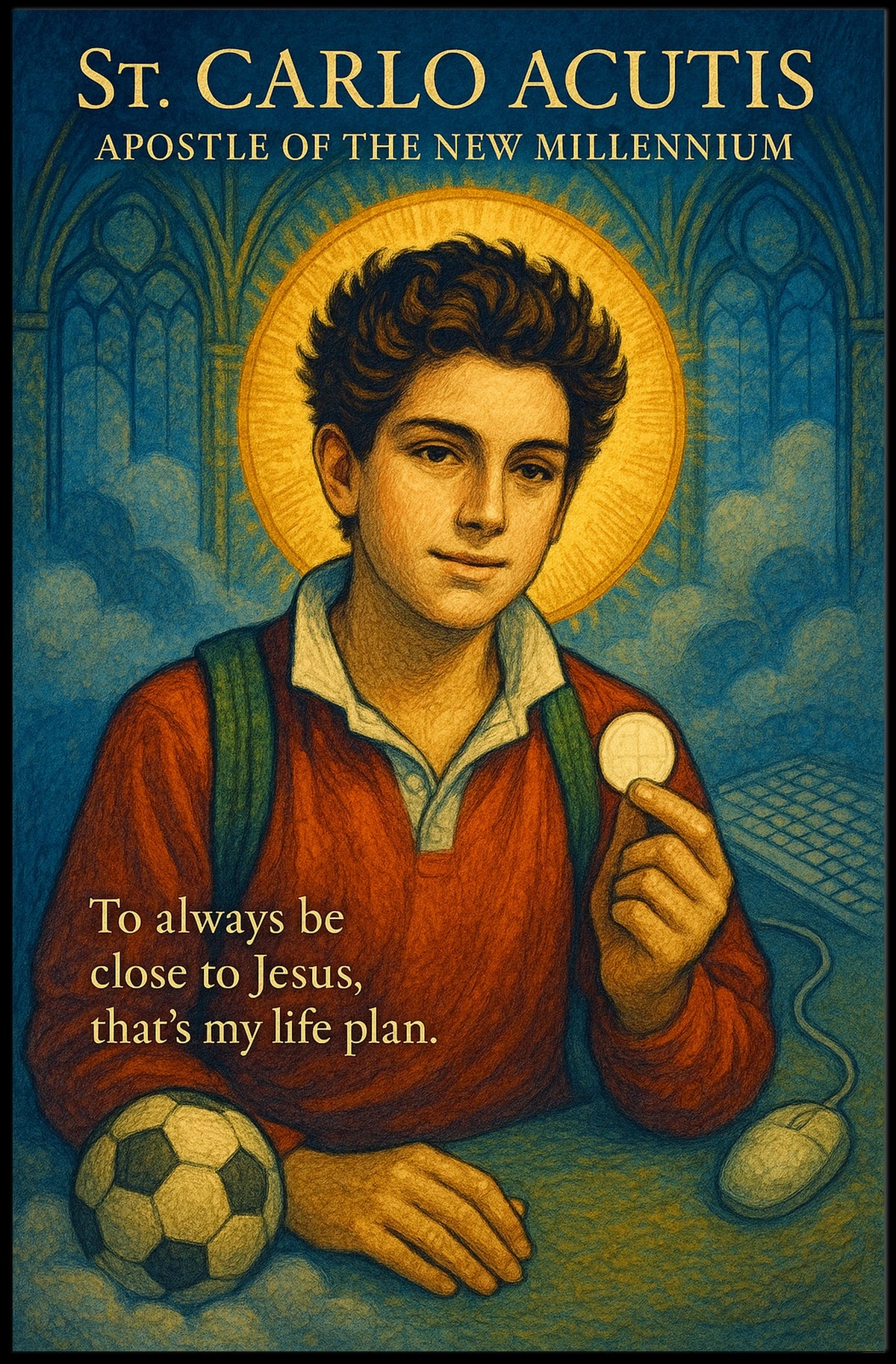 St. Carlo Acutis Apostle of the New Millennium Poster
