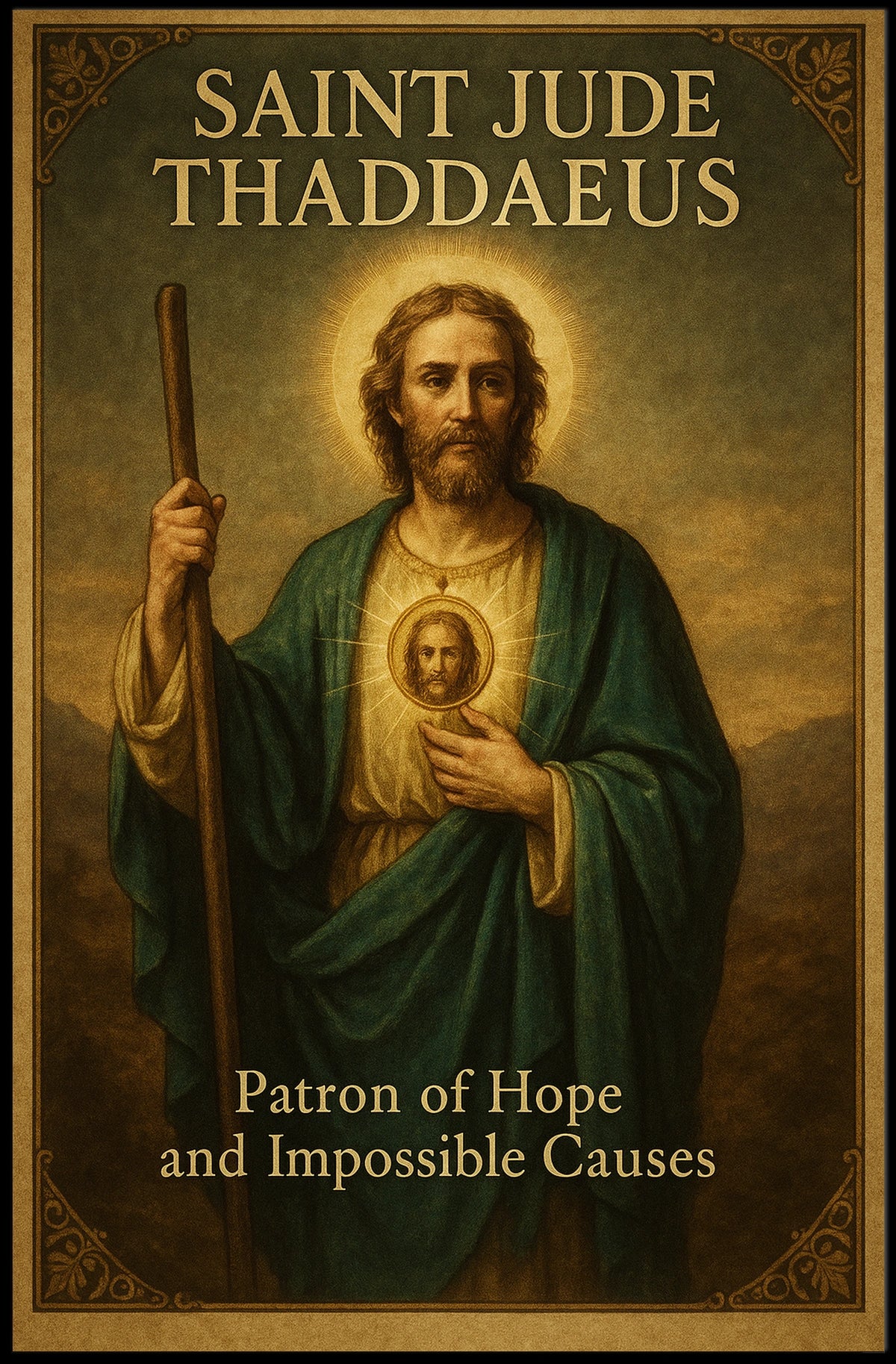 Saint Jude Thaddaeus Patron of Hope Poster