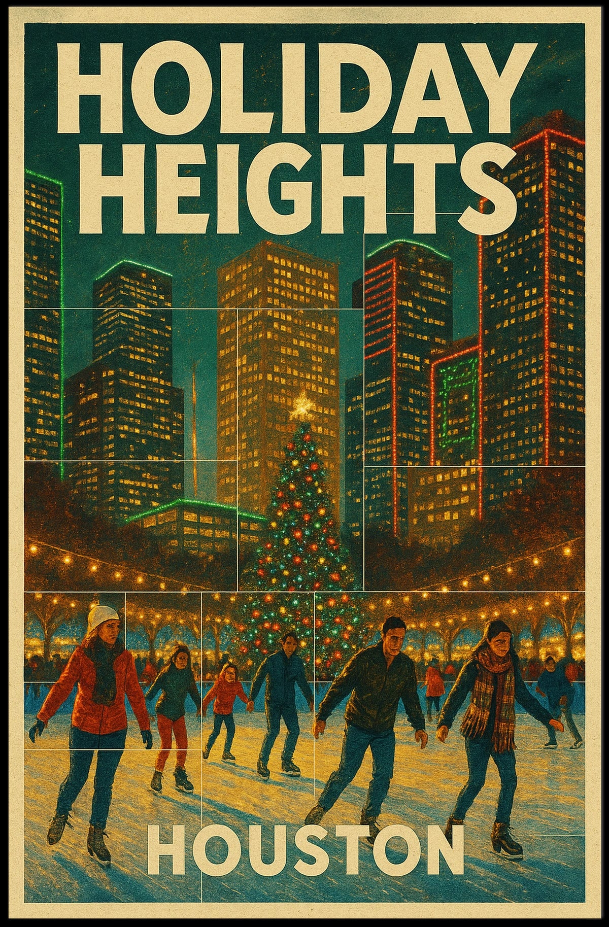 Holiday Heights In Houston Poster