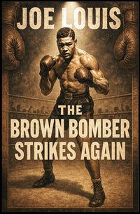 Joe Louis The Brown Bomber Poster PosterGoat