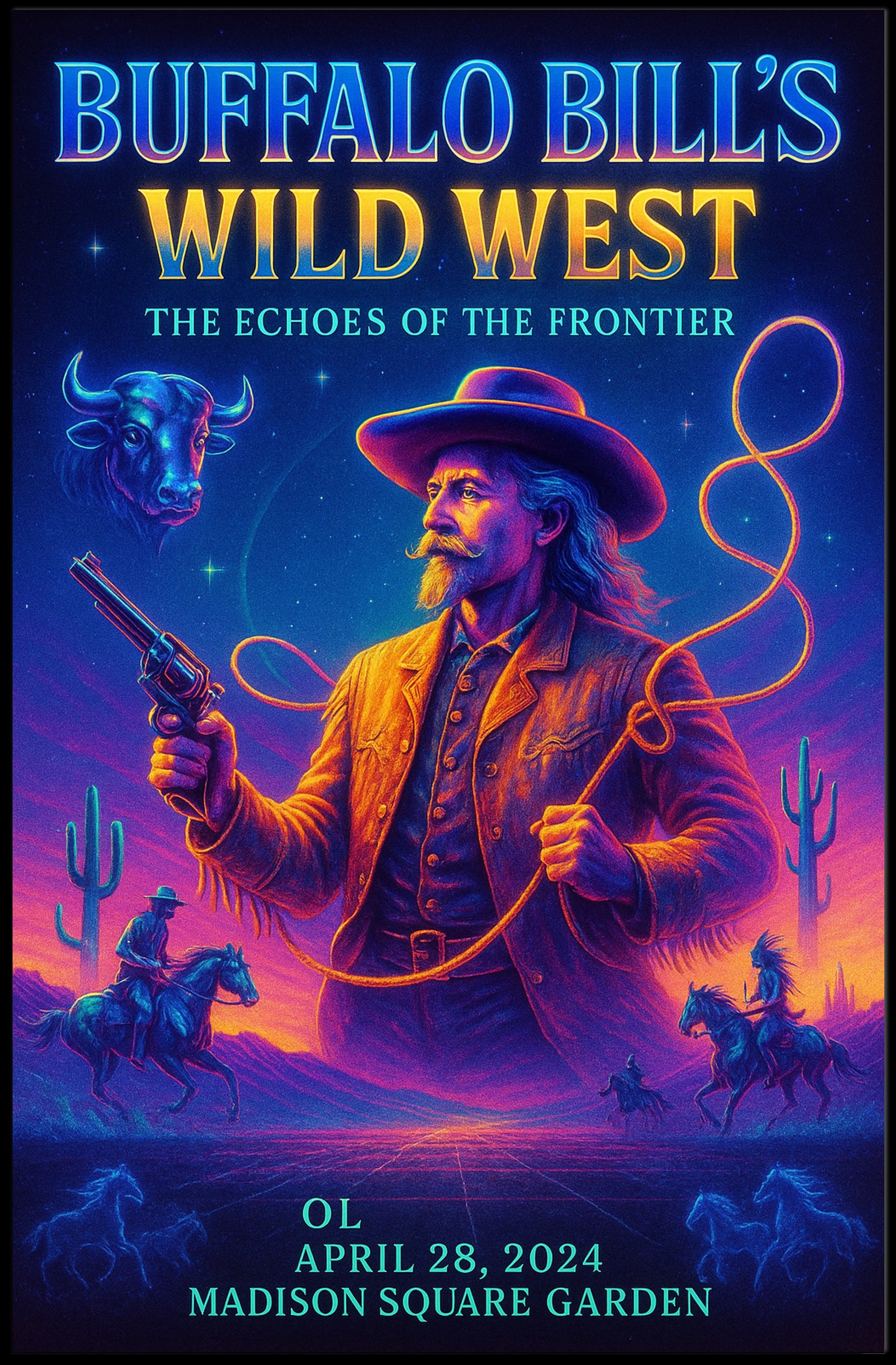 Buffalo Bill's Wild West Show Poster Art Print PosterGoat