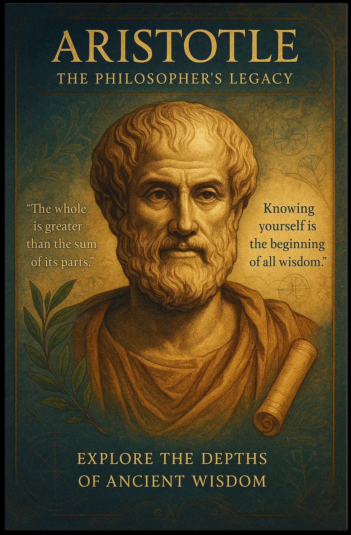Aristotle The PhilosopherS Legacy Poster