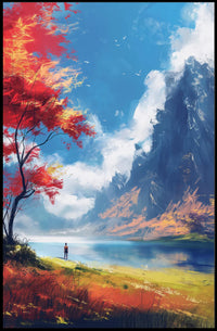 Vintage Car Mid-20th Century Art Deco Poster