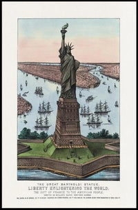 The Great Bartholdi Statue Poster PosterGoat