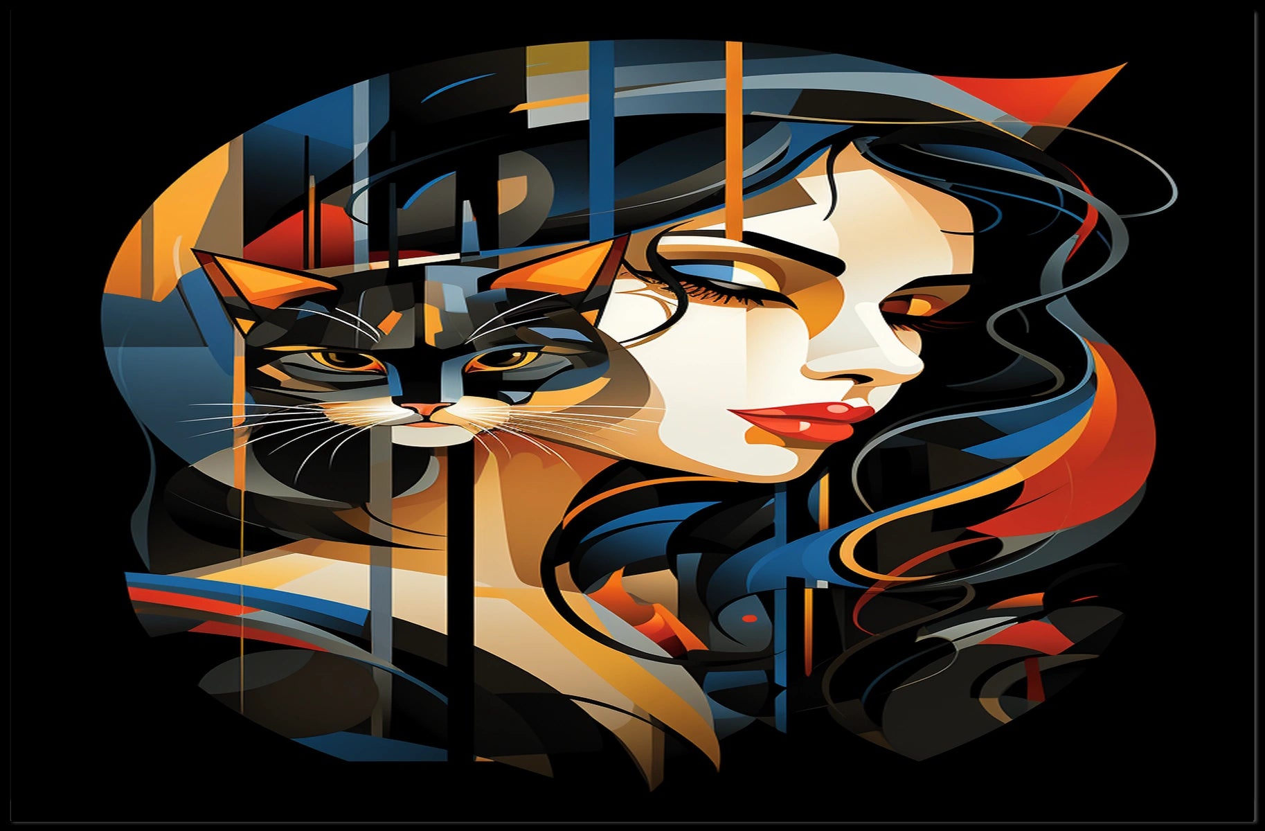 Abstract Harmony Abstract Poster