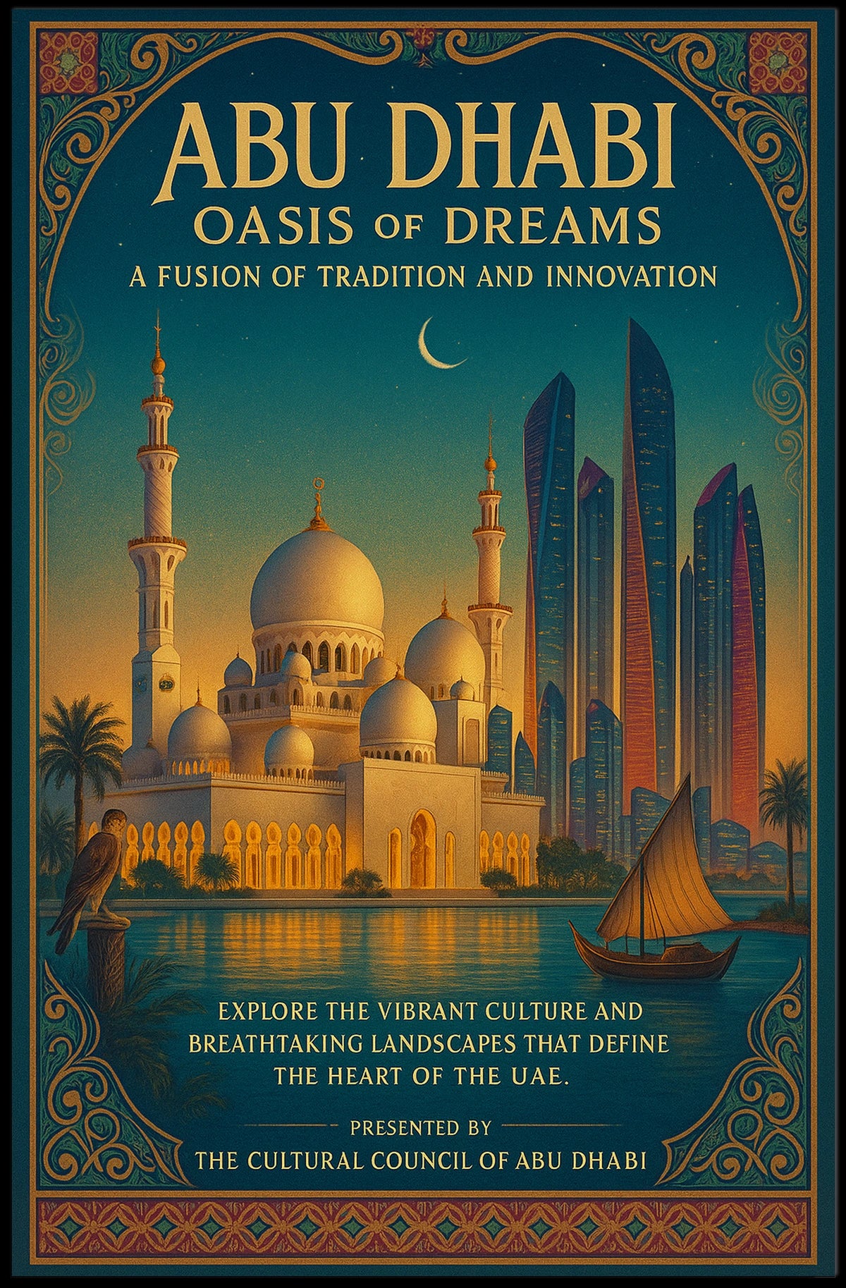 Abu Dhabi Oasis of Dreams Poster