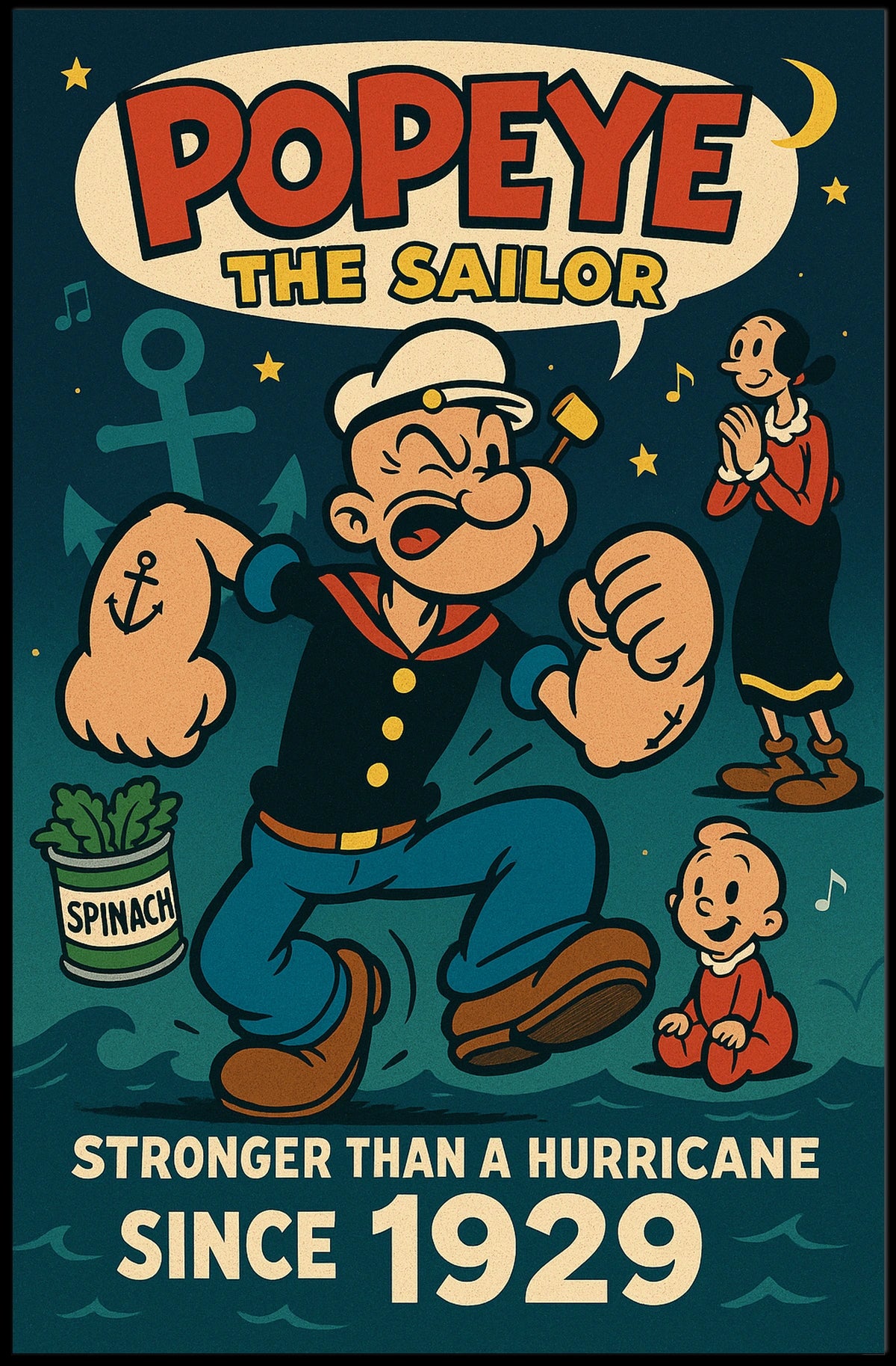 Popeye 1929 Art Poster POP-44