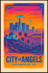 City of Angels Los Angeles, CA Poster