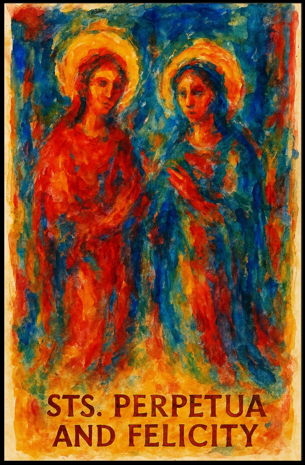 Sts. Perpetua And Felicity Poster