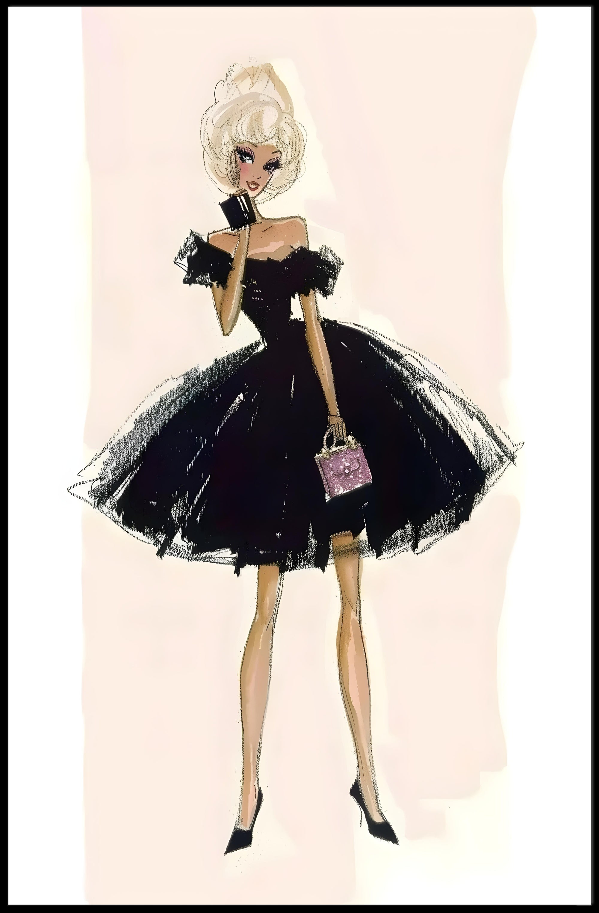 Elegant Fashion Illustration Poster
