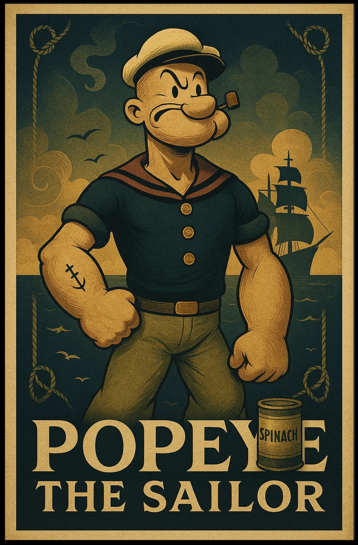 Popeye 1929 Art Poster POP-238