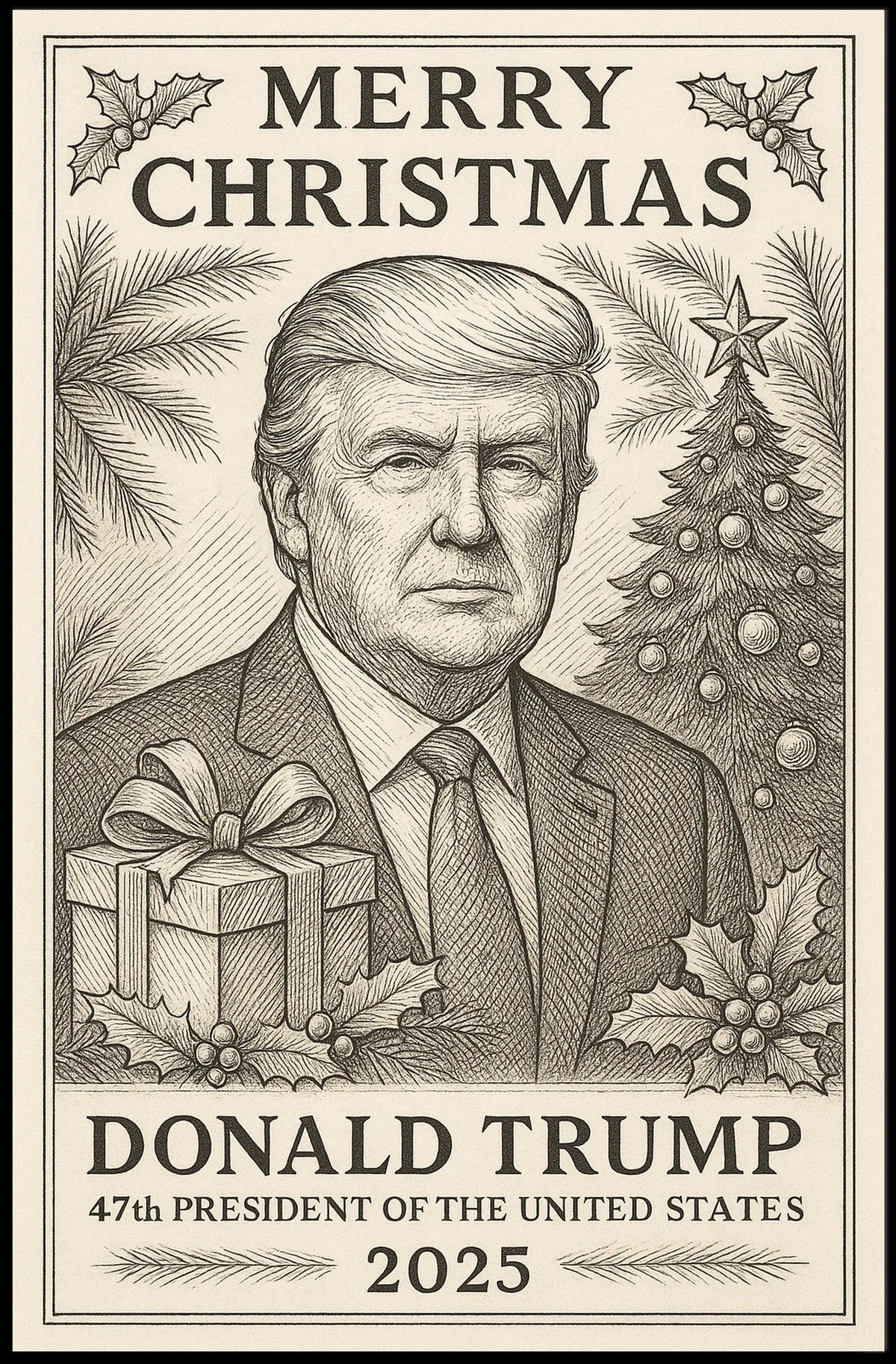 Donald Trump 47th President Poster