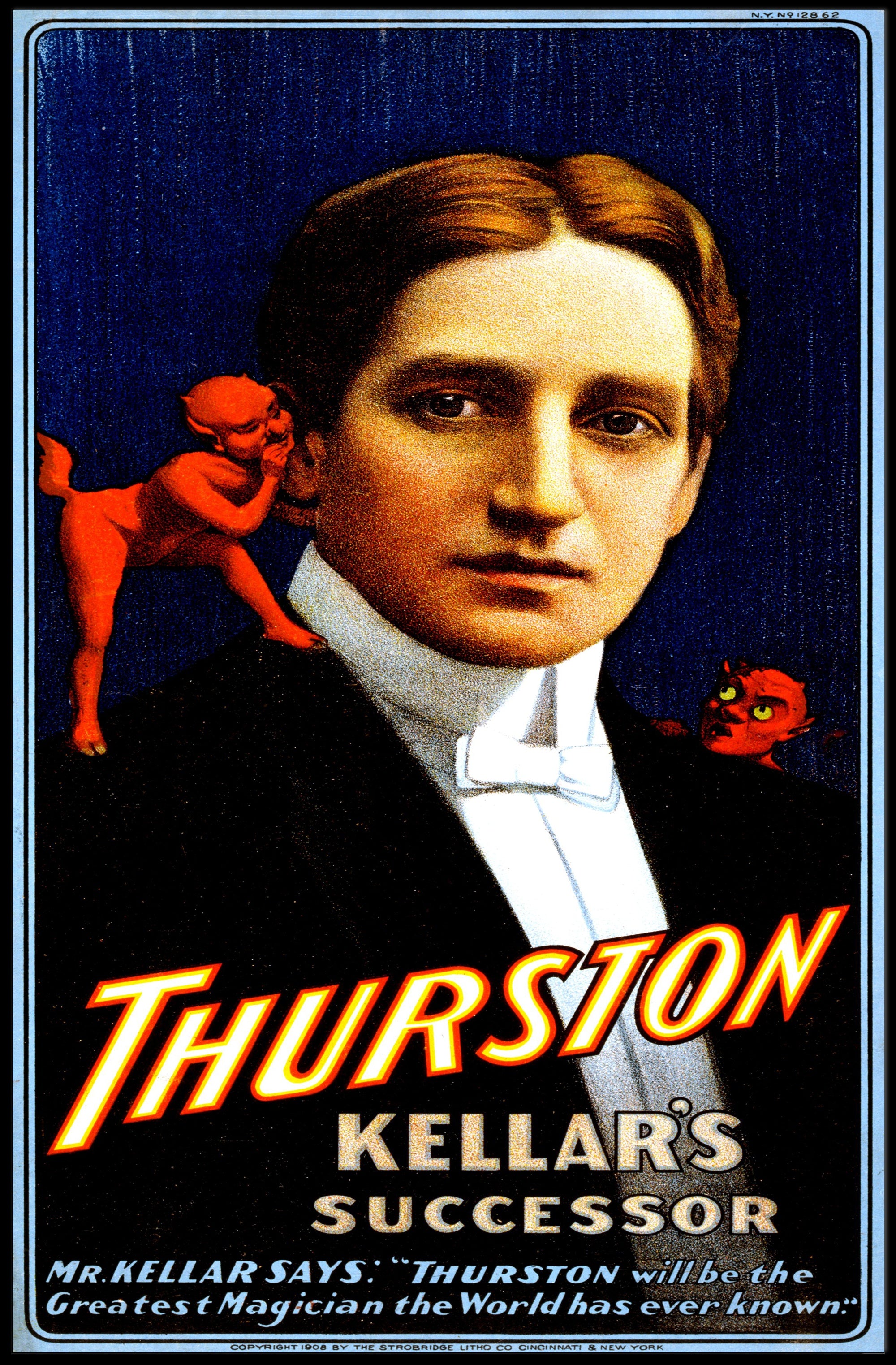 Thurston Vintage Magic Show Poster - Cultural or Heritage Poster