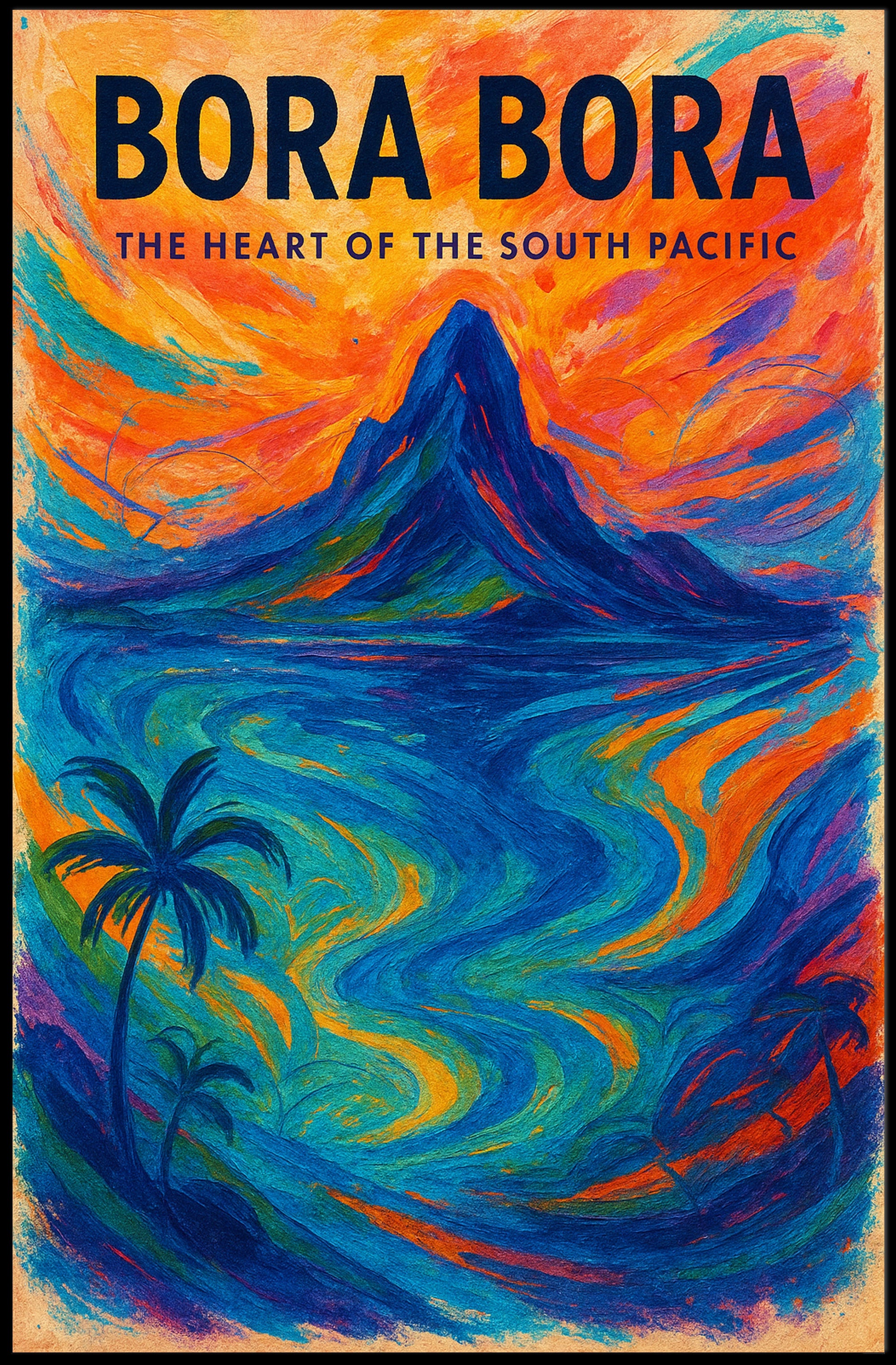 Bora Bora Paradise: Exotic Travel Poster PosterGoat