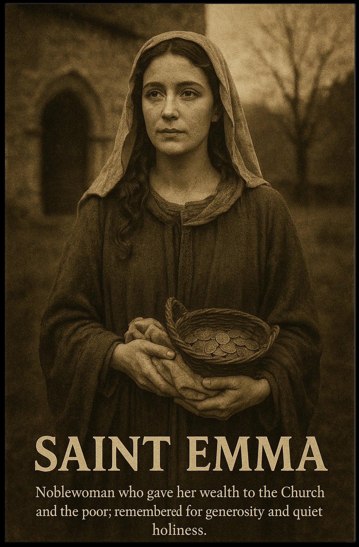 Saint Emma A NoblewomanS Legacy Poster