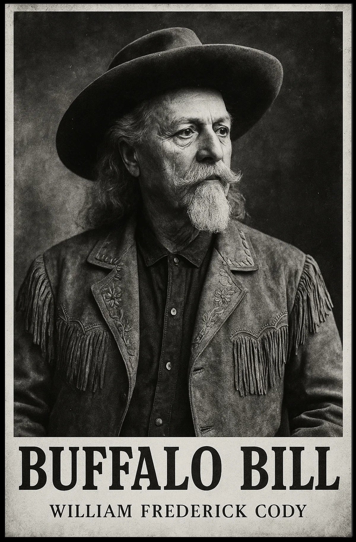 Buffalo Bill Western Iconic Figure Cultural Heritage Poster