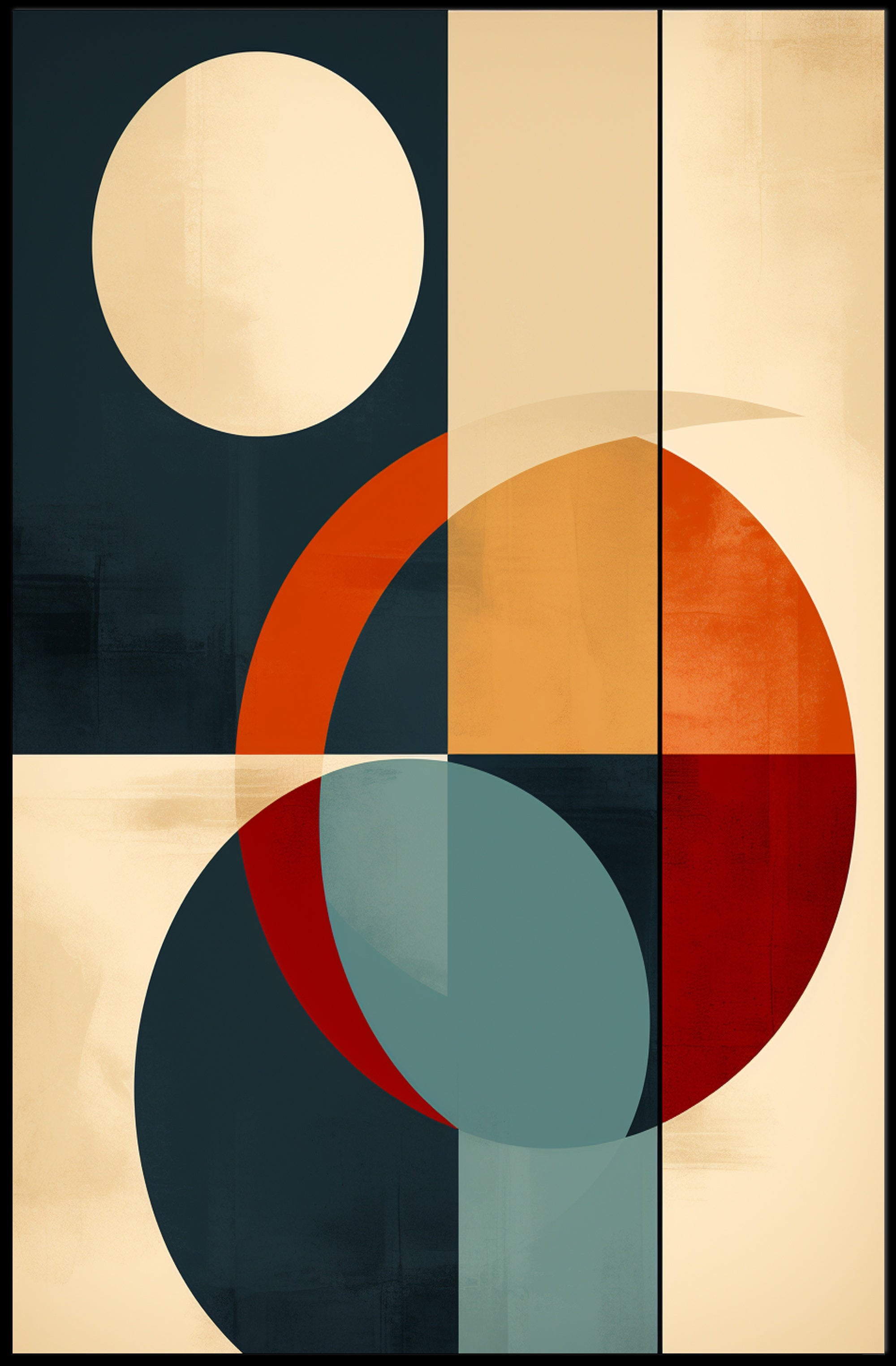 Geometric Harmony Poster