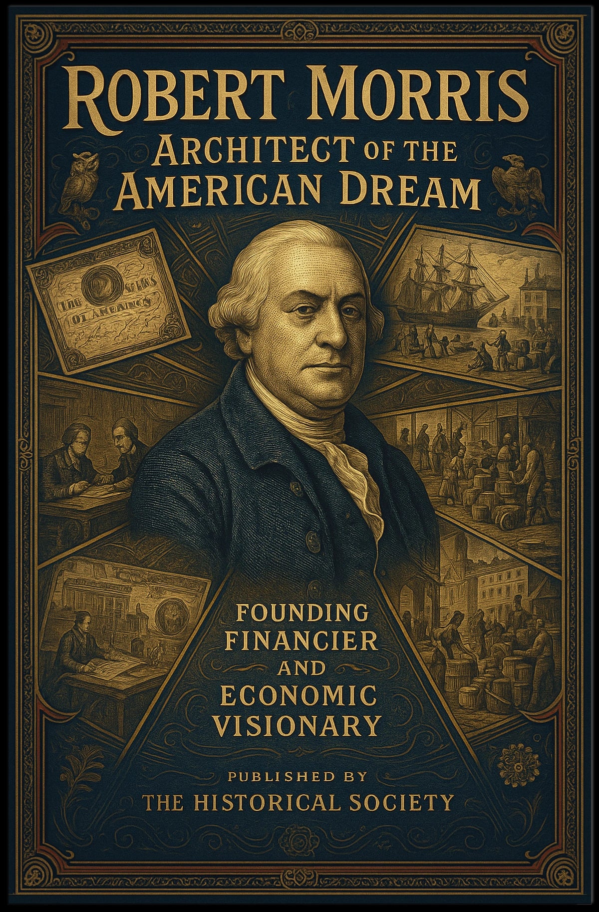 Robert Morris Architect of the American Dream Poster