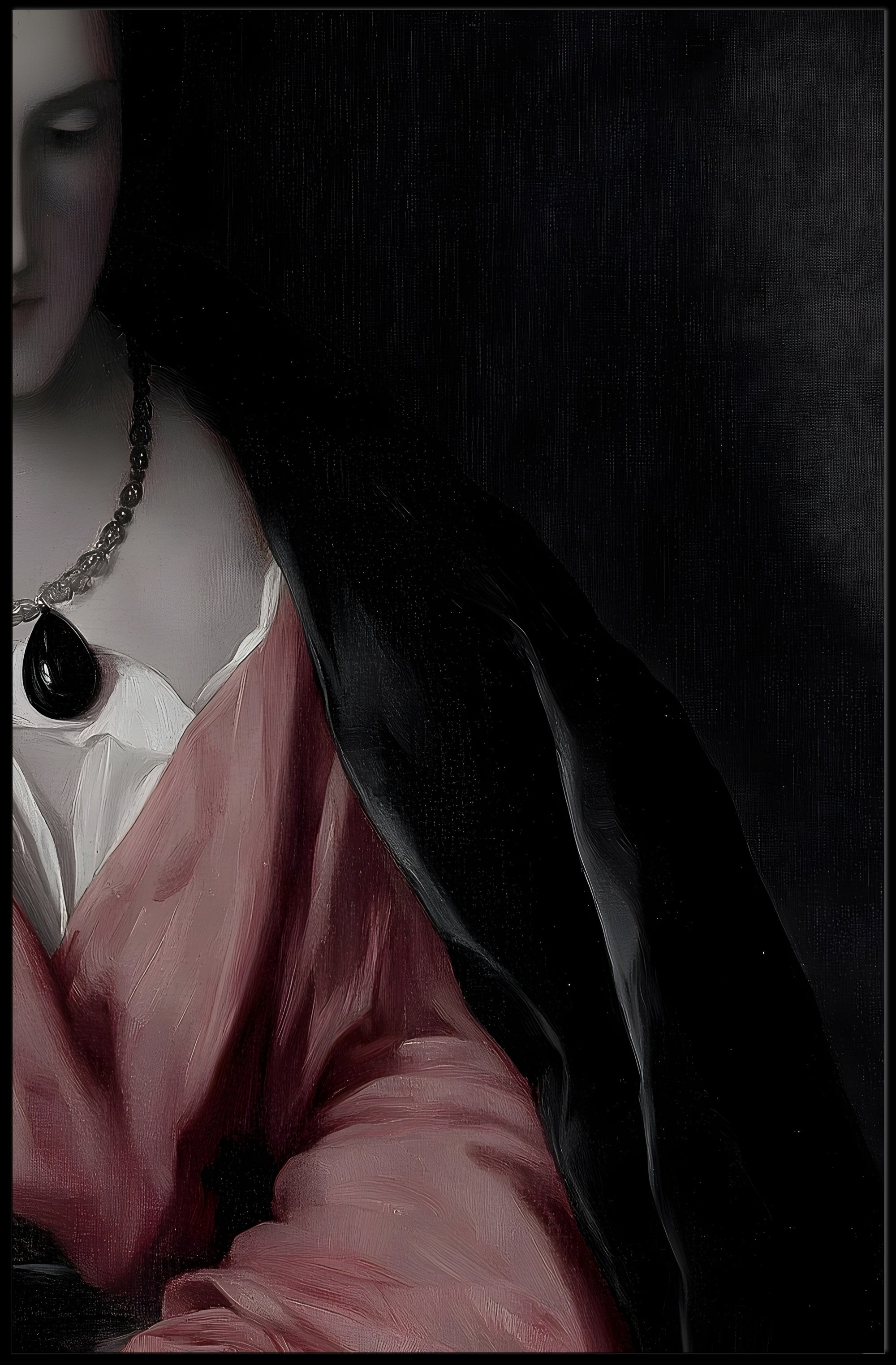 Renaissance Elegance: Artistic Portrait Poster PosterGoat