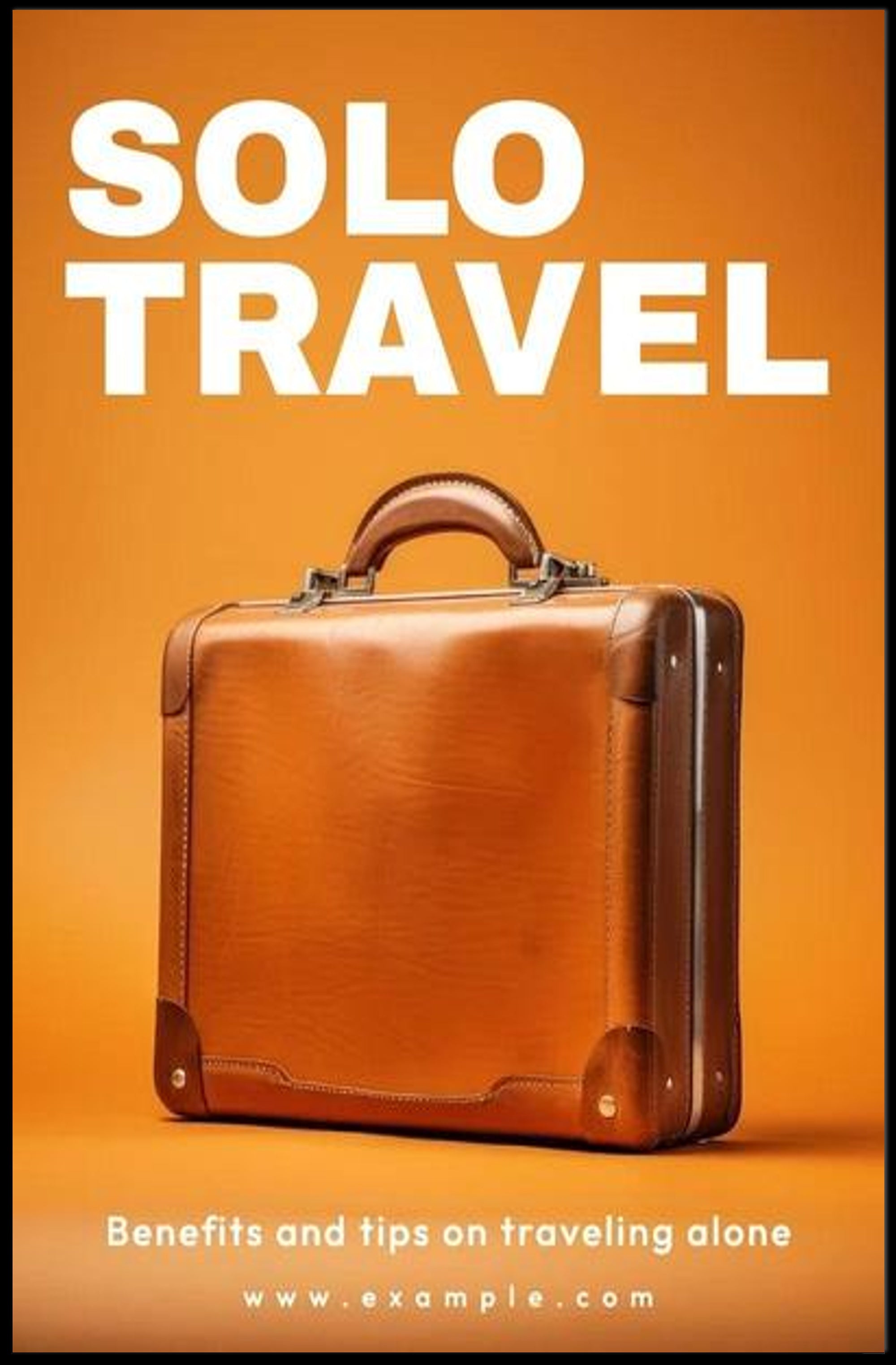 Solo Travel Adventure Poster