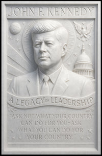 Timeless Leadership in Historical or Presidential Poster