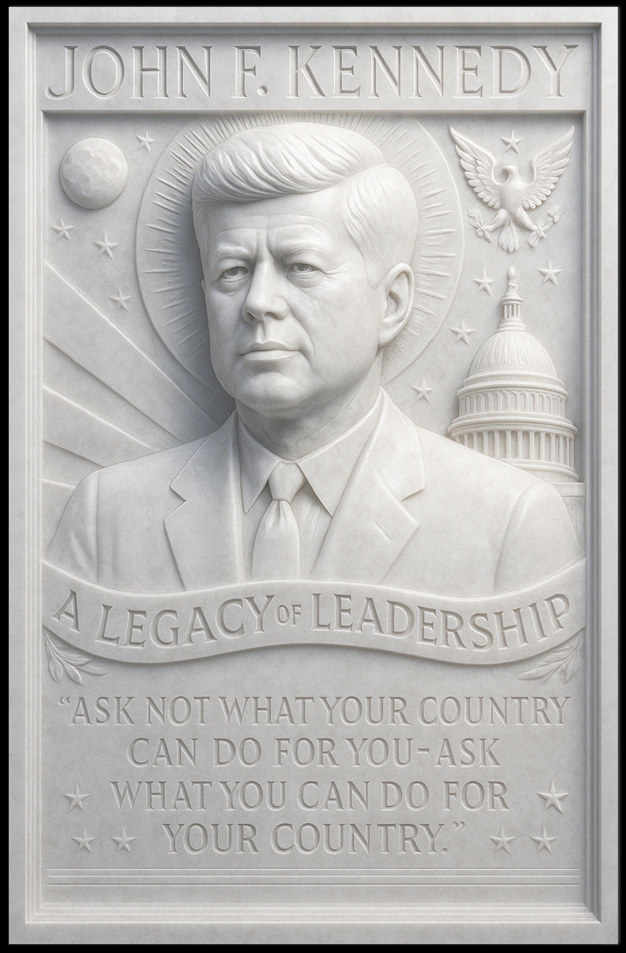 Timeless Leadership in Historical or Presidential Poster