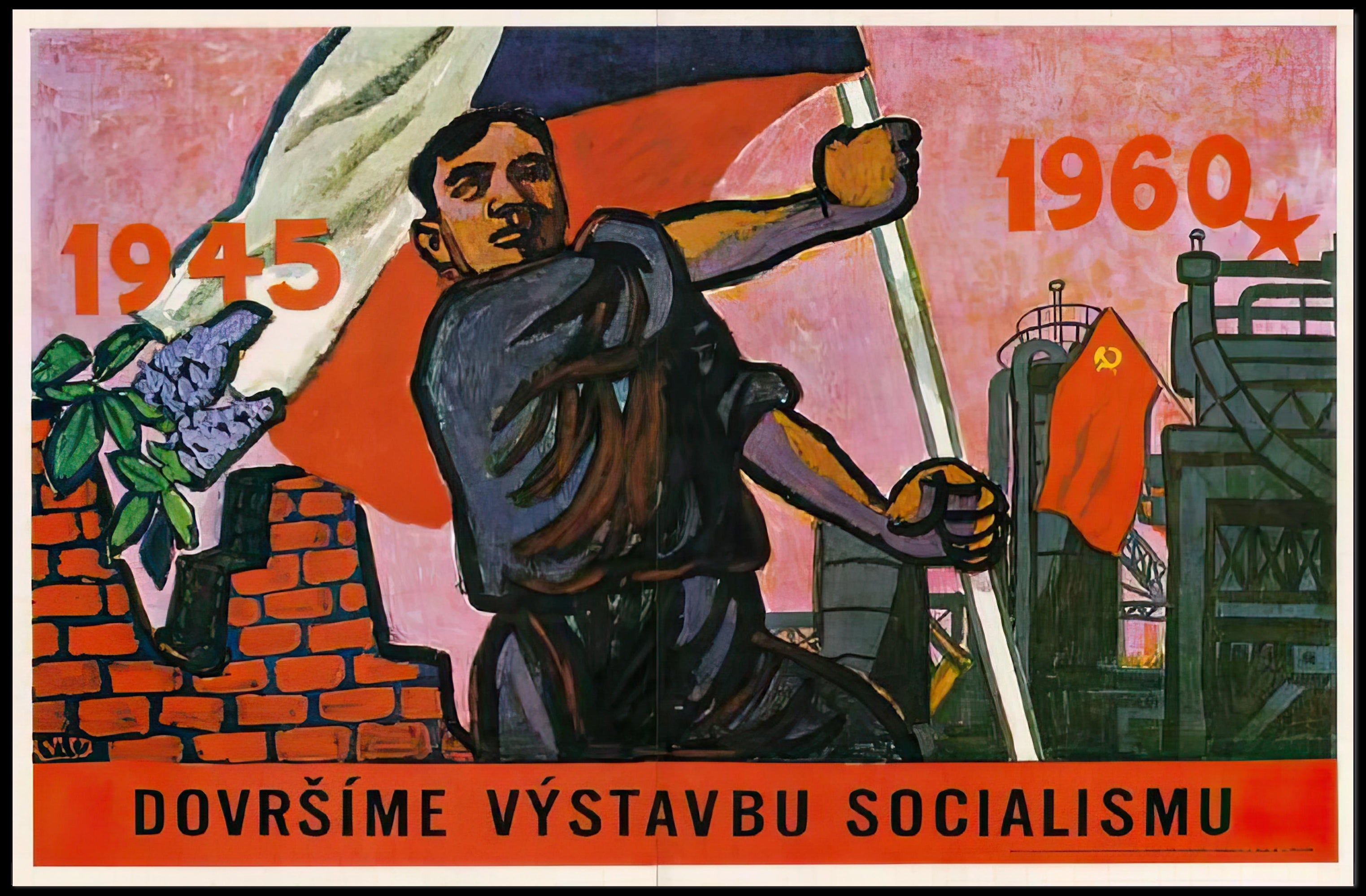 Post War Socialist Construction Poster
