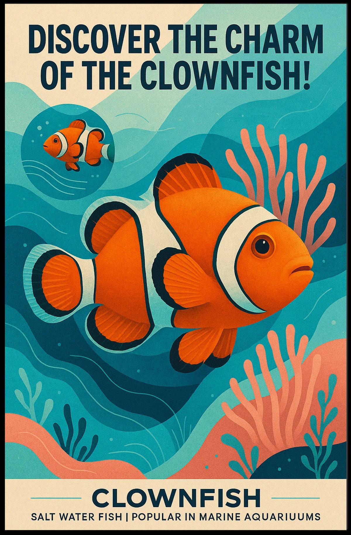 Discover The Charm Of The Clownfish Poster