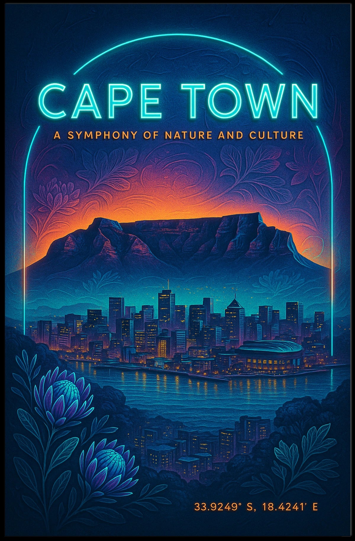 Cape Town A Symphony of Nature and Culture Poster