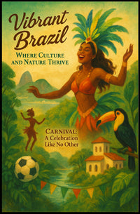 Vibrant Brazil Poster