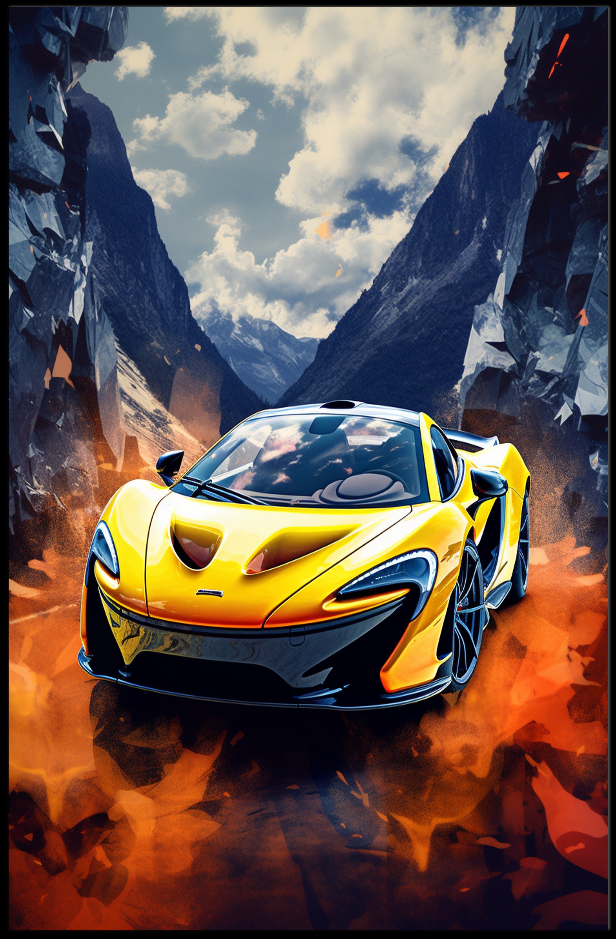 Thrill of the Drive Poster PosterGoat