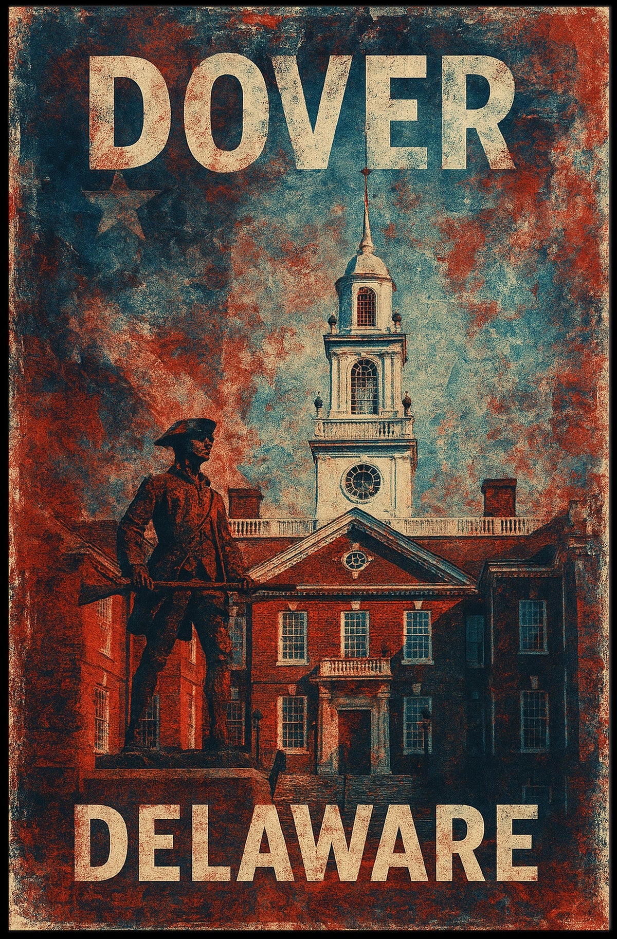 Dover, Delaware Heritage Poster