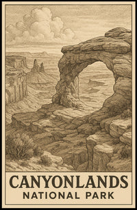 Canyonlands National Park Panorama Poster