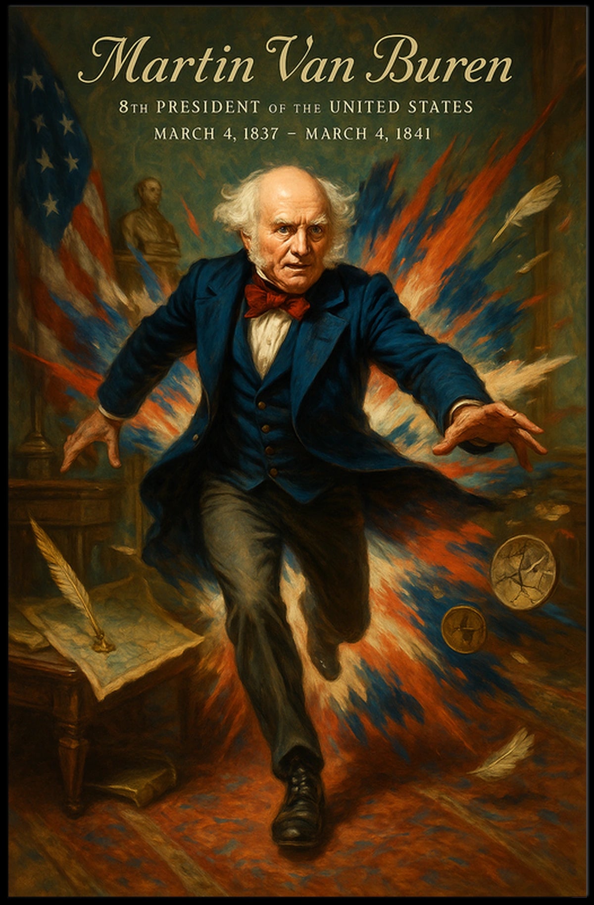 Martin Van Buren 8th President Poster