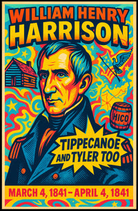 William Henry Harrison 9th President Poster PosterGoat