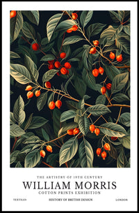 William Morris Cotton Prints Exhibition Poster