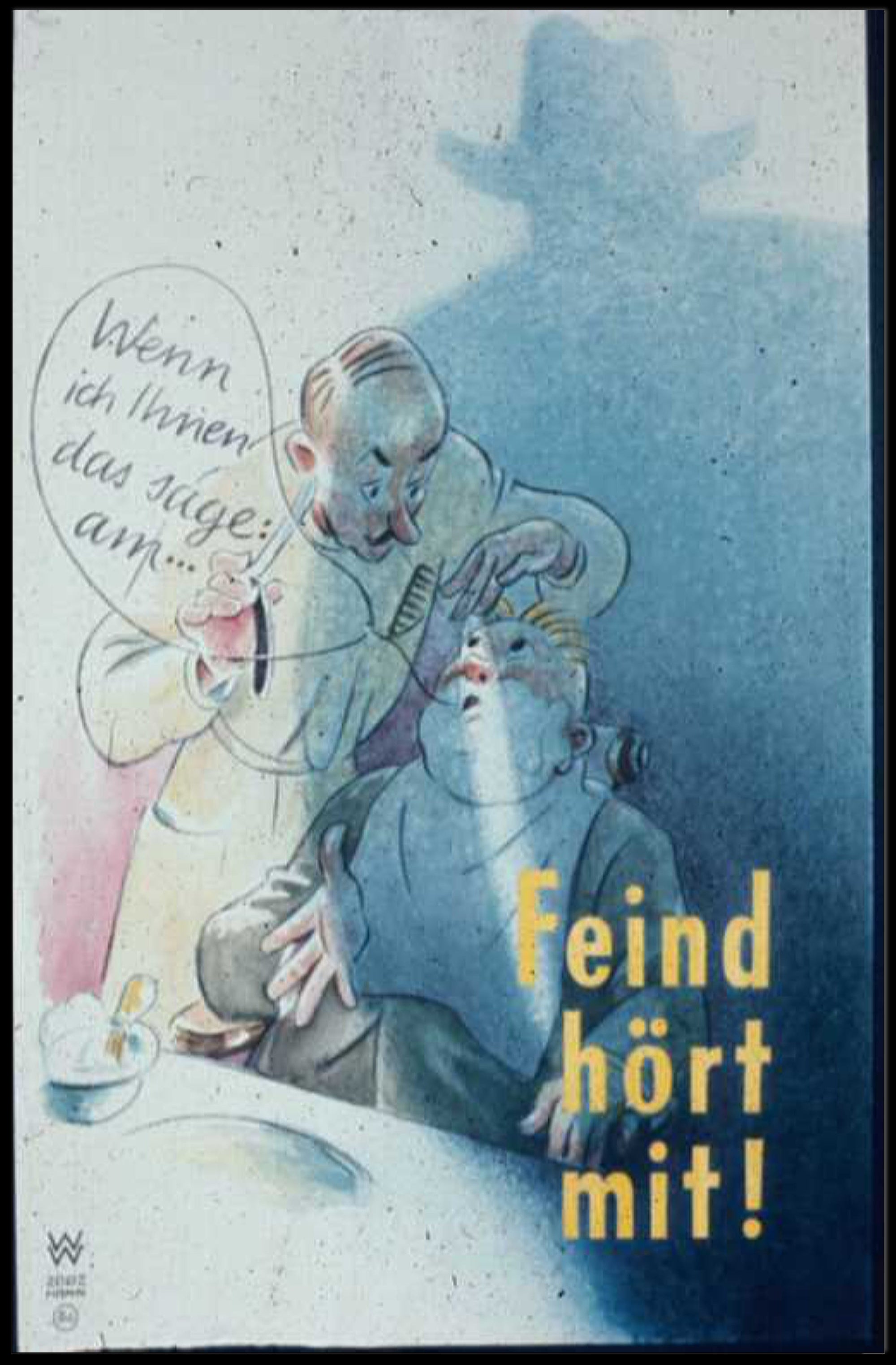 Cautionary Whisper Poster PosterGoat
