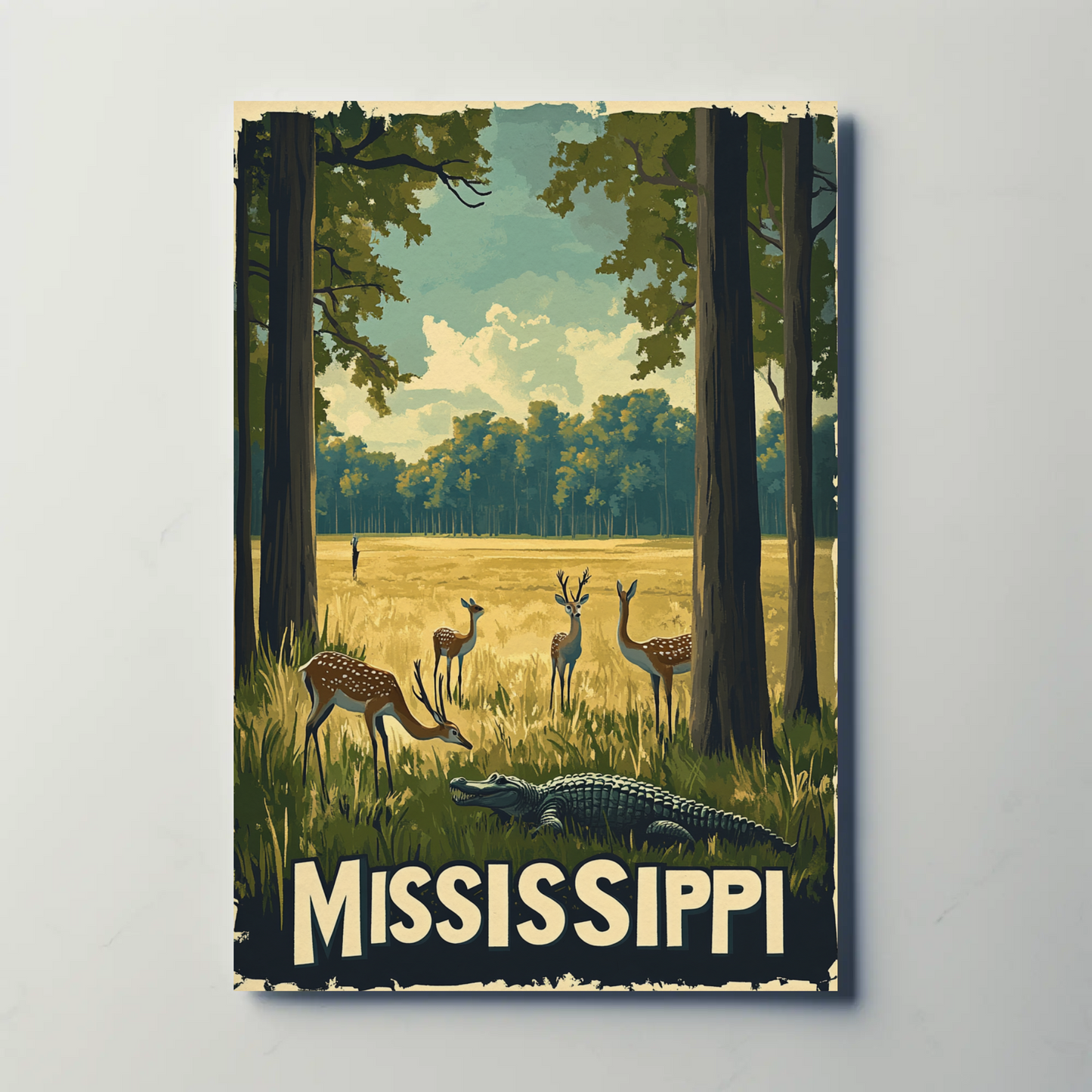 Mississippi Nature and Wildlife Poster