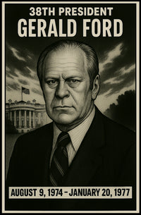 Gerald Ford 38Th President Poster