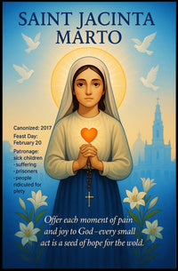 Saint Jacinta Marto Poster PosterGoat