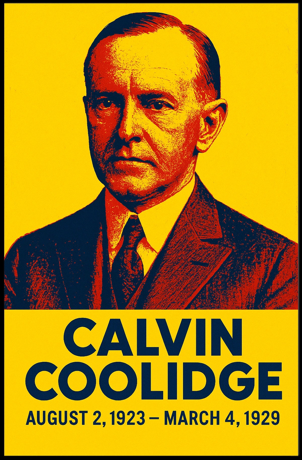Calvin Coolidge Poster