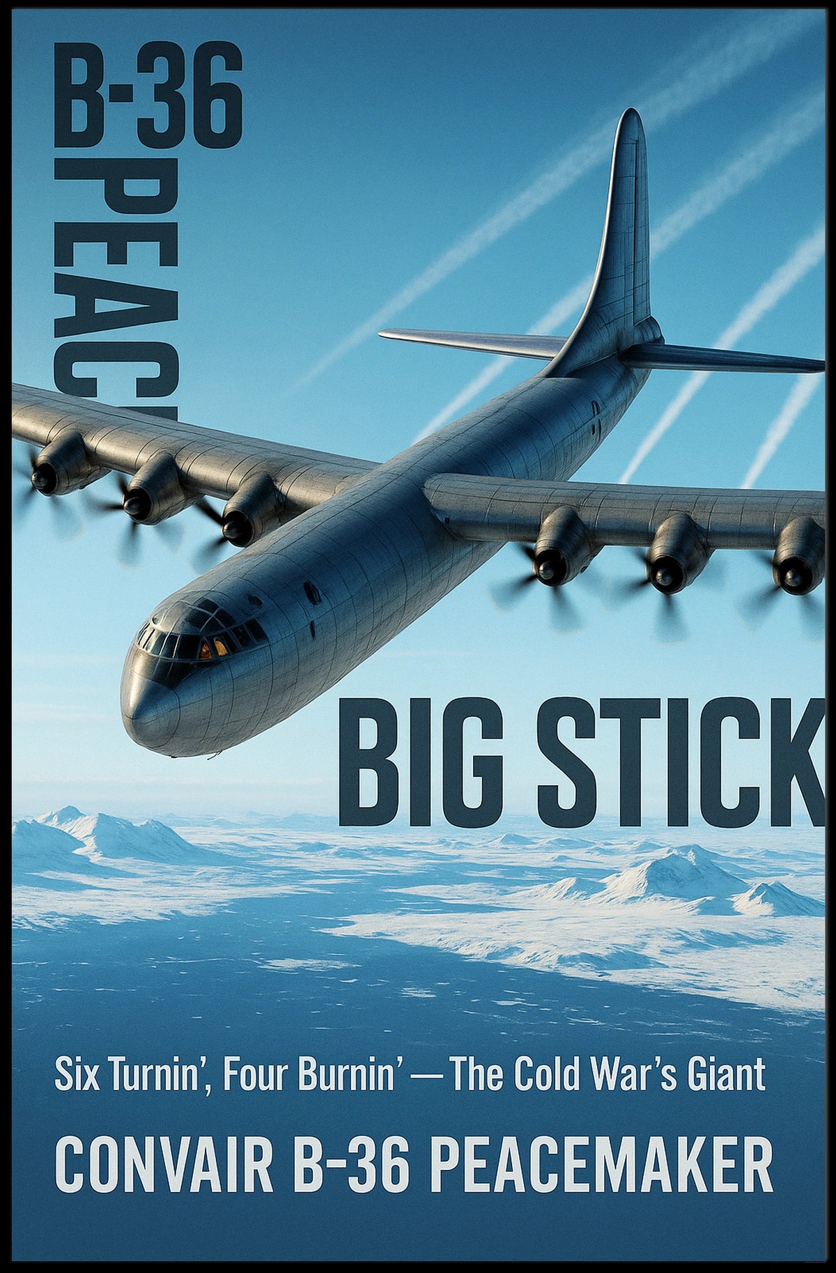 Convair B-36 Peacemaker Poster