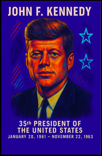 John F. Kennedy 35th President Poster