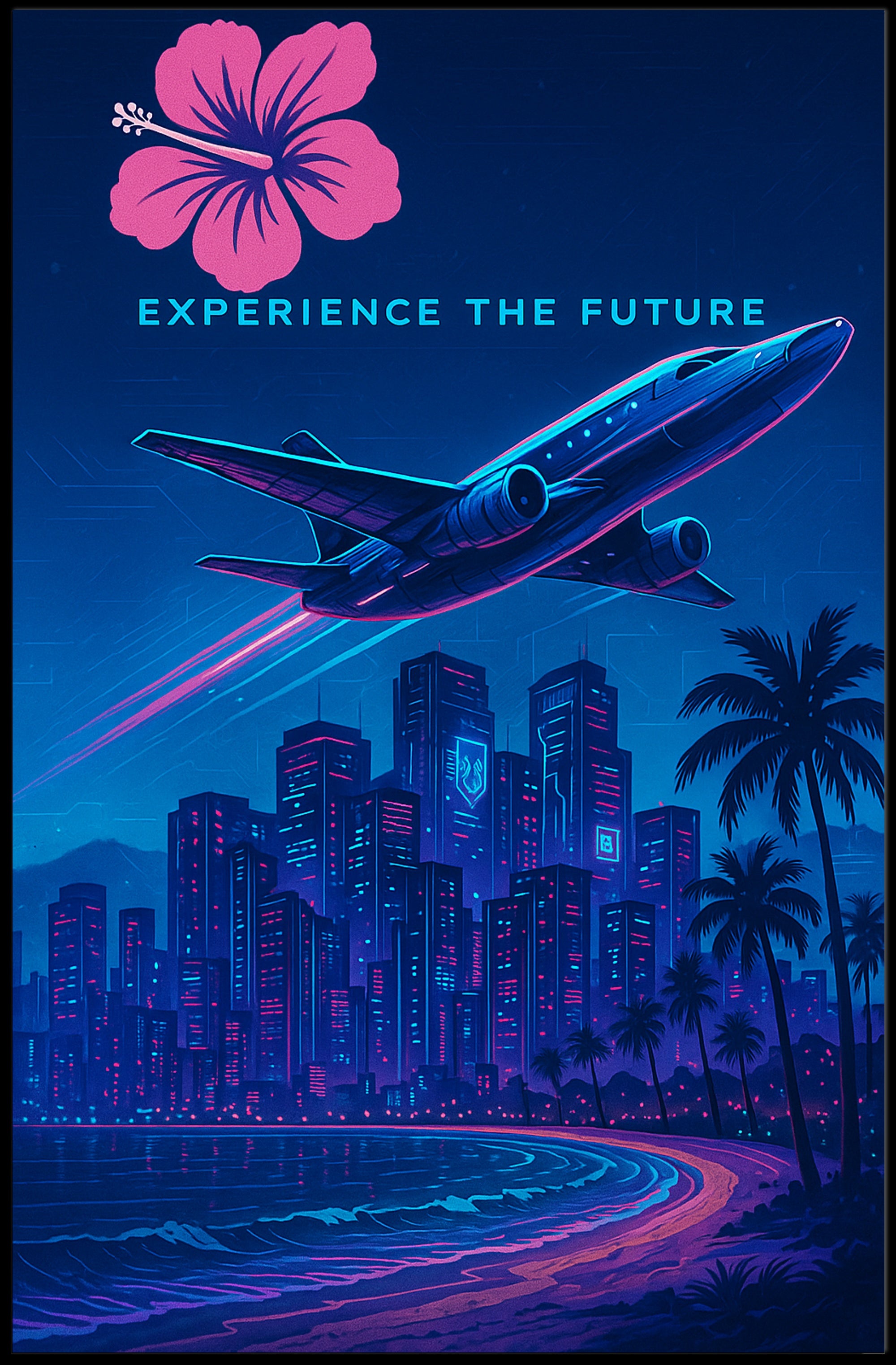 Experience the Future Poster PosterGoat